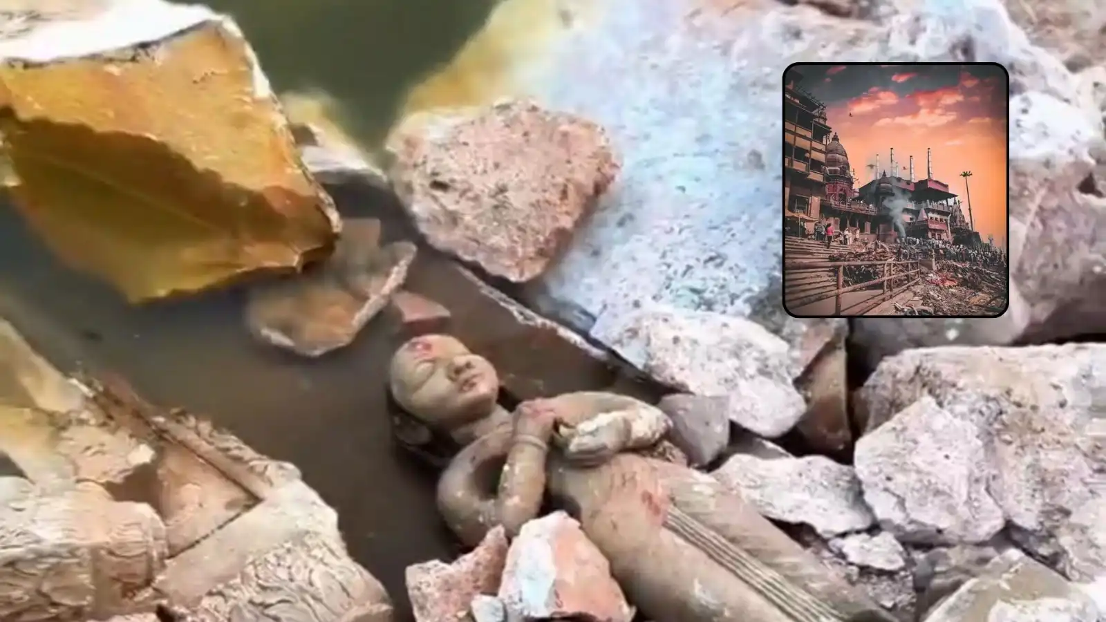 bulldozer action at varanasis manikarnika ghat sparks public outrage administration forced to respond