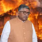 fire breaks out at bjp mp ravi shankar prasads residence in delhi three fire trucks present at the scene