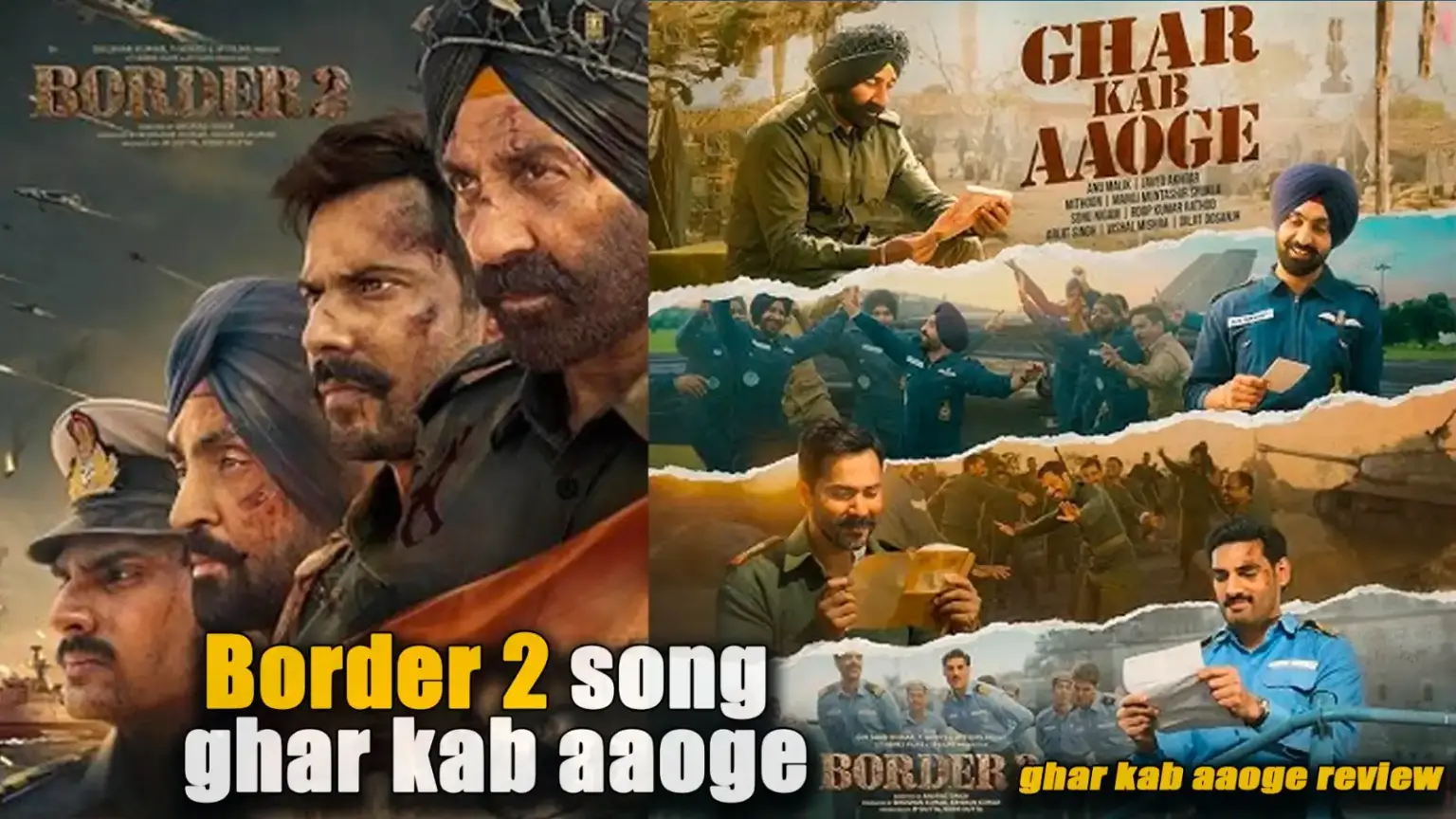 ghar kab aaoge song review border 2s heartfelt patriotic anthem