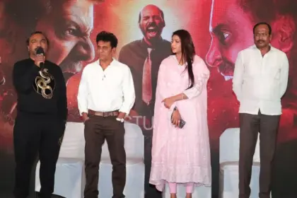 grand success press conference for film 45 held in mumbai superstar dr shivrajkumar joins the team