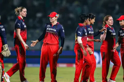 rcb reaches wpl 2026 final with 8 wicket win over upw grace harris and captain mandhana shine