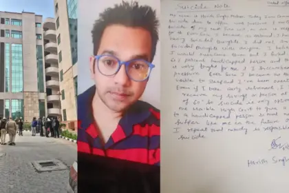 saket court campus suicide court employee harish singh