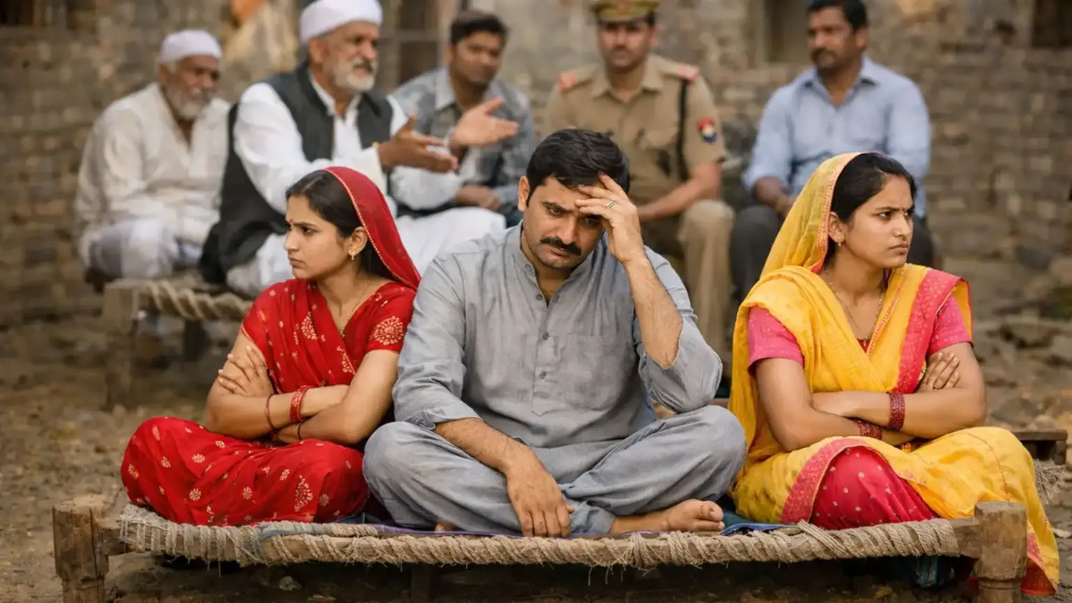 up rampur panchayat unique decision two wives dispute husband divided days