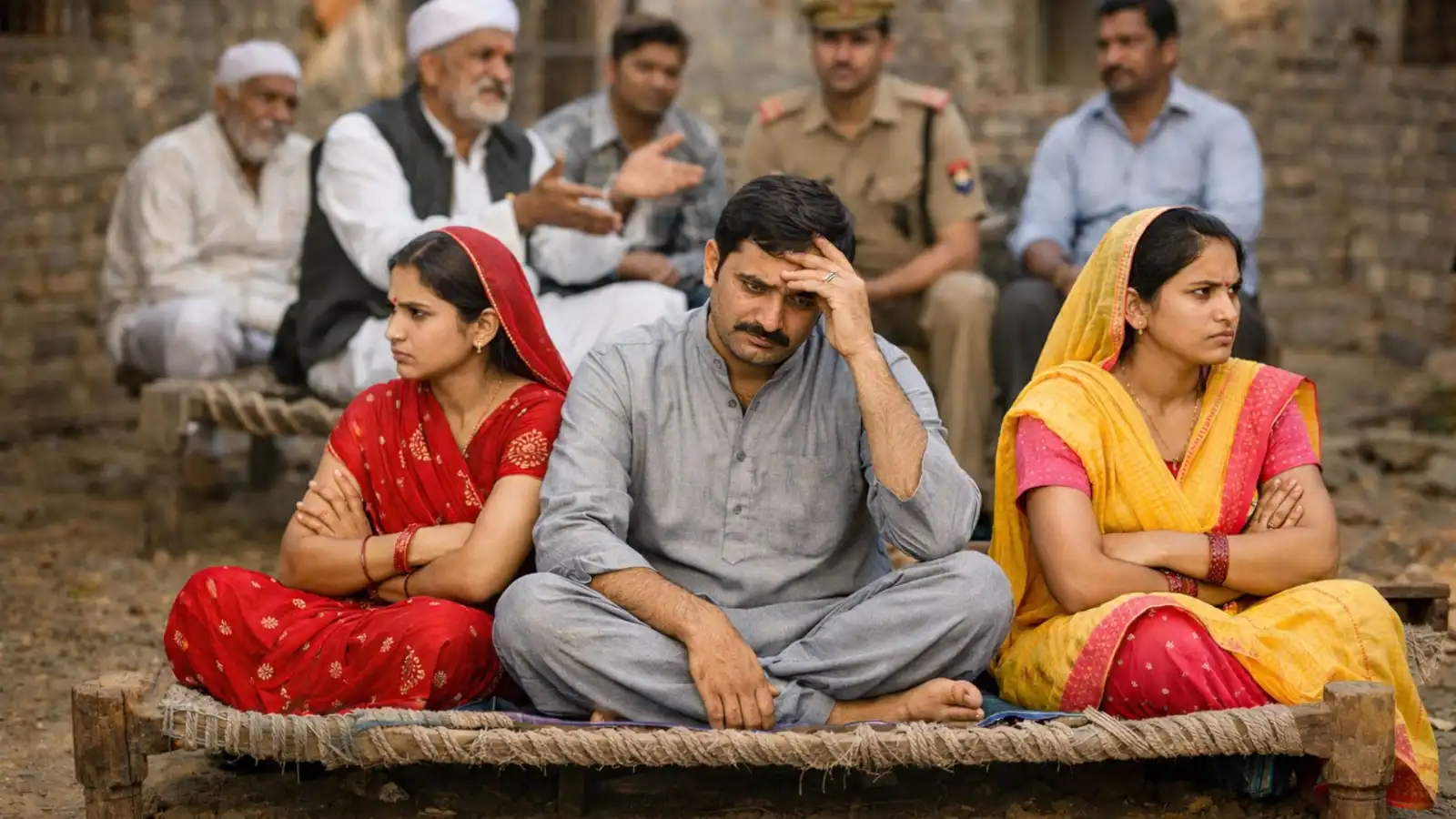 up rampur panchayat unique decision two wives dispute husband divided days
