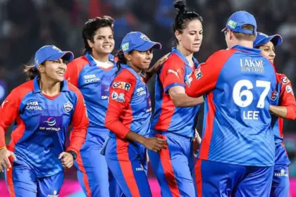 wpl 2026 delhi shatters rcbs 6 match winning streak jemimahs captaincy shines