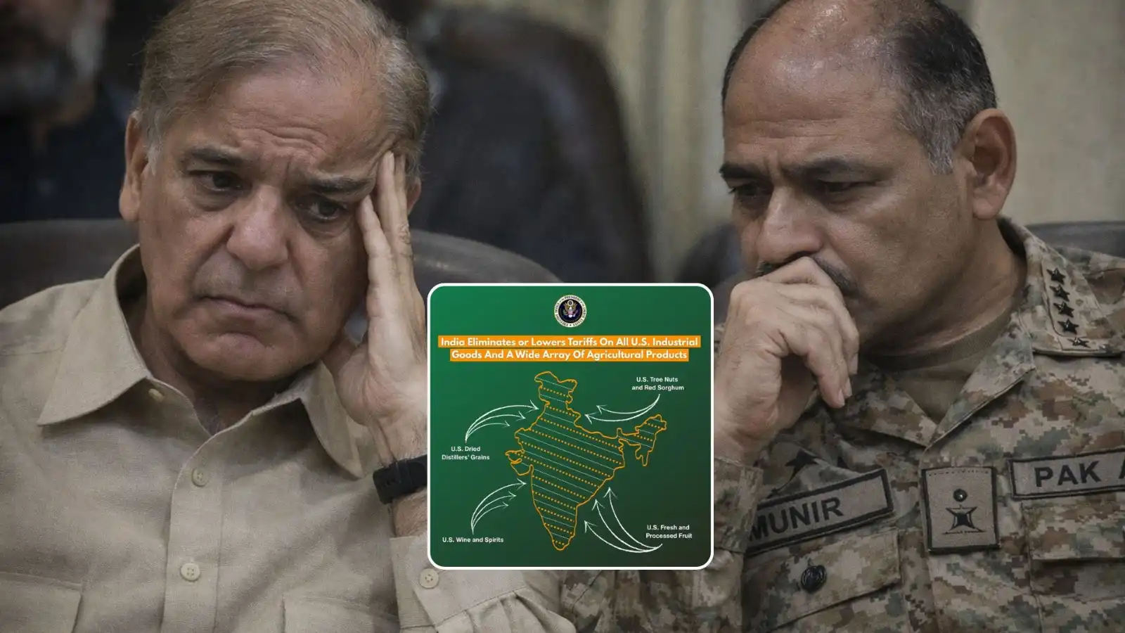 america pok india part shahbaz munir tension pakistan