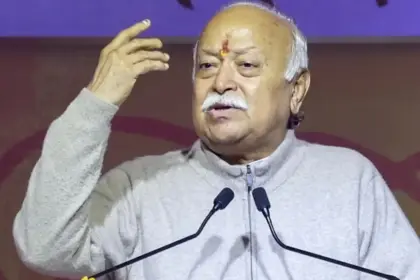 any caste person can become rss chief mohan bhagwats big statement at rss centenary