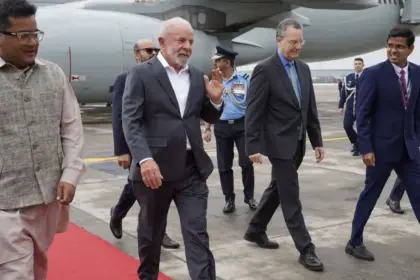 brazilian president lula arrives in delhi for ai summit to meet pm modi