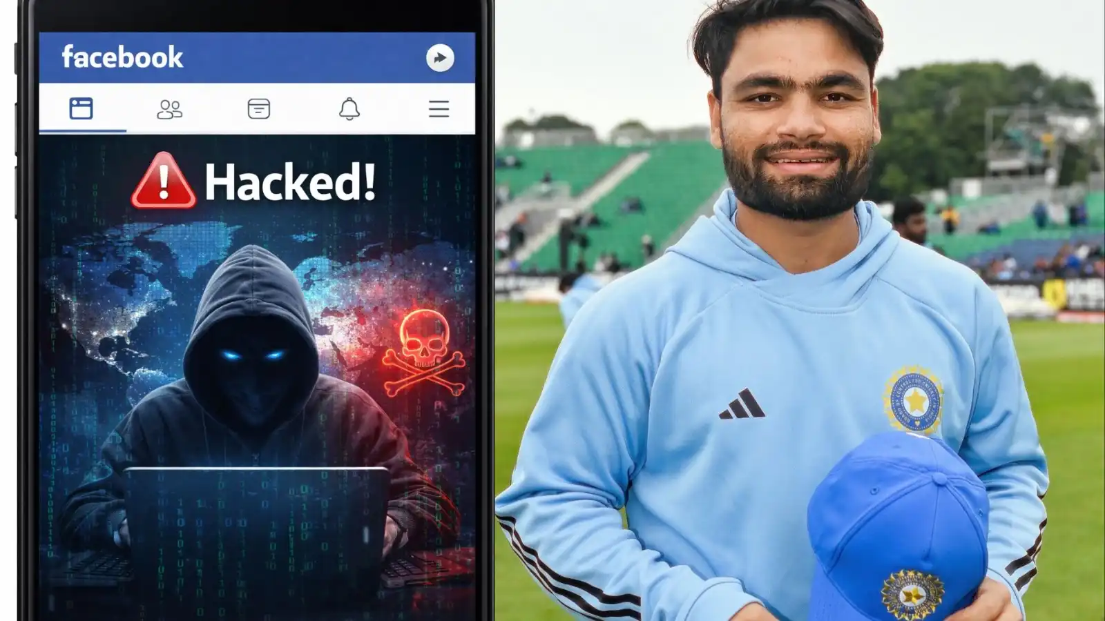 cricketer rinku singhs facebook account hacked hackers stole monetization earnings