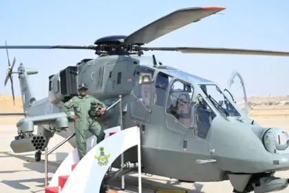 draupadi murmu flies prachand helicopter in jaisalmer becomes the first female president to be a co pilot