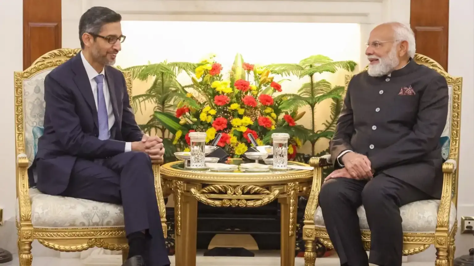 india ai summit sundar pichai meets pm modi discusses topics