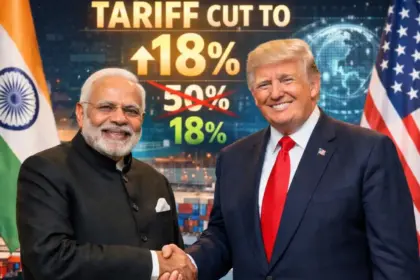india us talks trump announces trade deal tariffs on indian goods cut from 50 to 18
