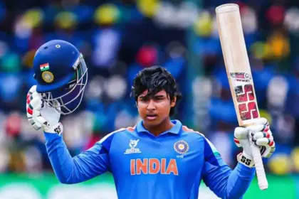 india vs england u19 world cup rinku sunils historic knock of boundaries and sixes at 14