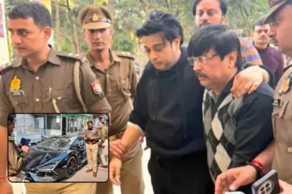 kanpur lamborghini case new twist driver surrenders main accused shivam mishra arrested