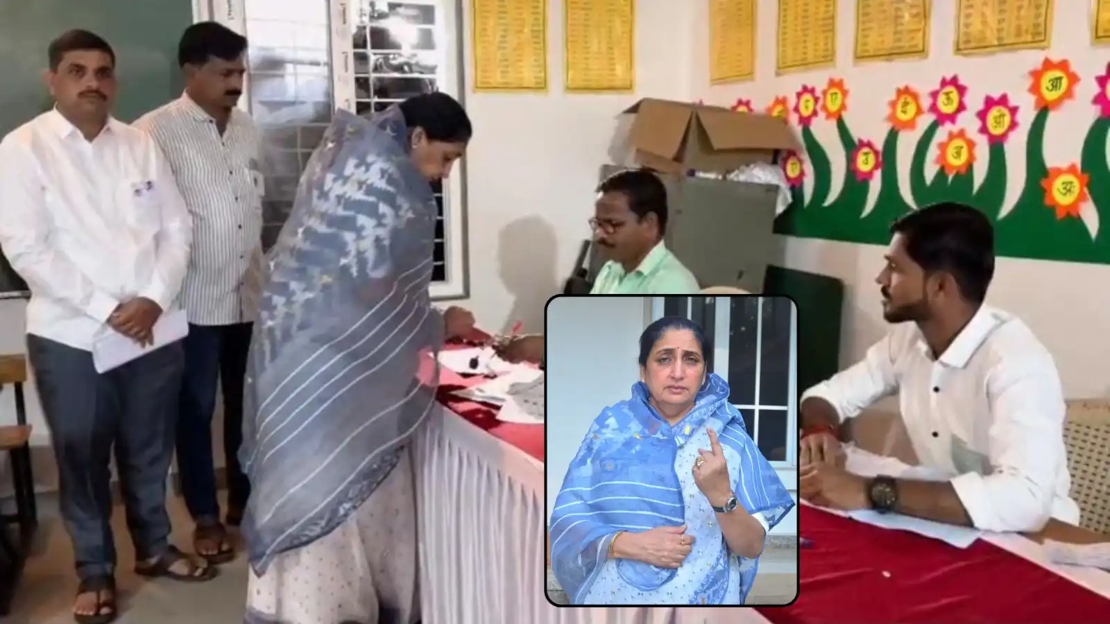 maharashtra zilla parishad panchayat samiti counting sunetra pawar voting