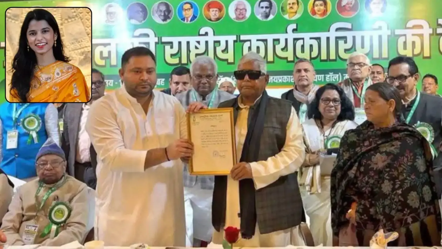 maithili thakur calls lalu yadav dhritarashtra enraged tejashwi yadav responds with this statement
