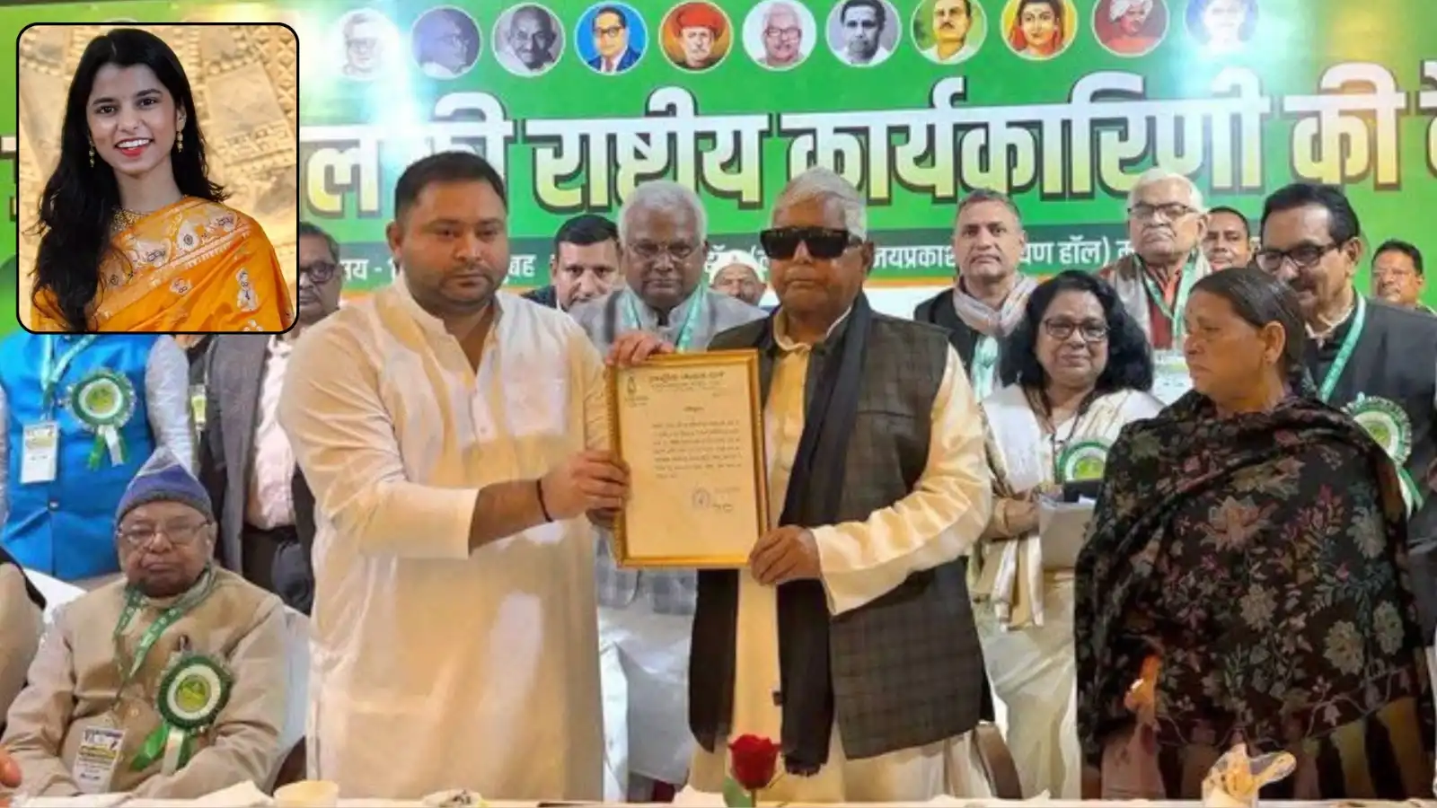 maithili thakur calls lalu yadav dhritarashtra enraged tejashwi yadav responds with this statement