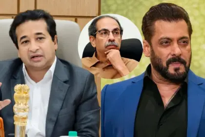 nitesh rane attacks thackeray brothers says salman khan is more hindu than uddhav thackeray