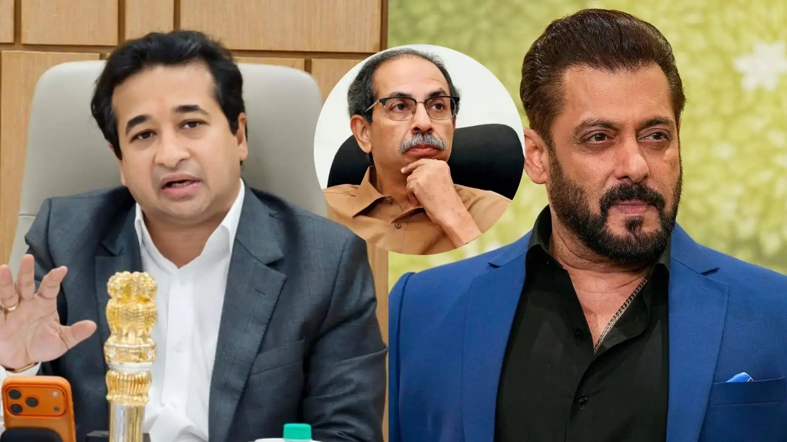 nitesh rane attacks thackeray brothers says salman khan is more hindu than uddhav thackeray