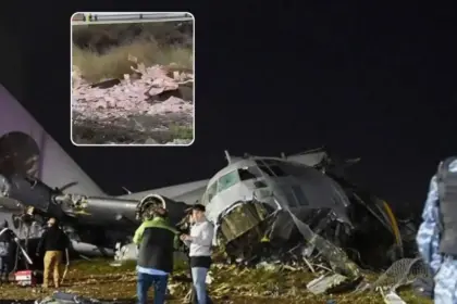 plane carrying banknotes crashes in south america 15 killed in the accident