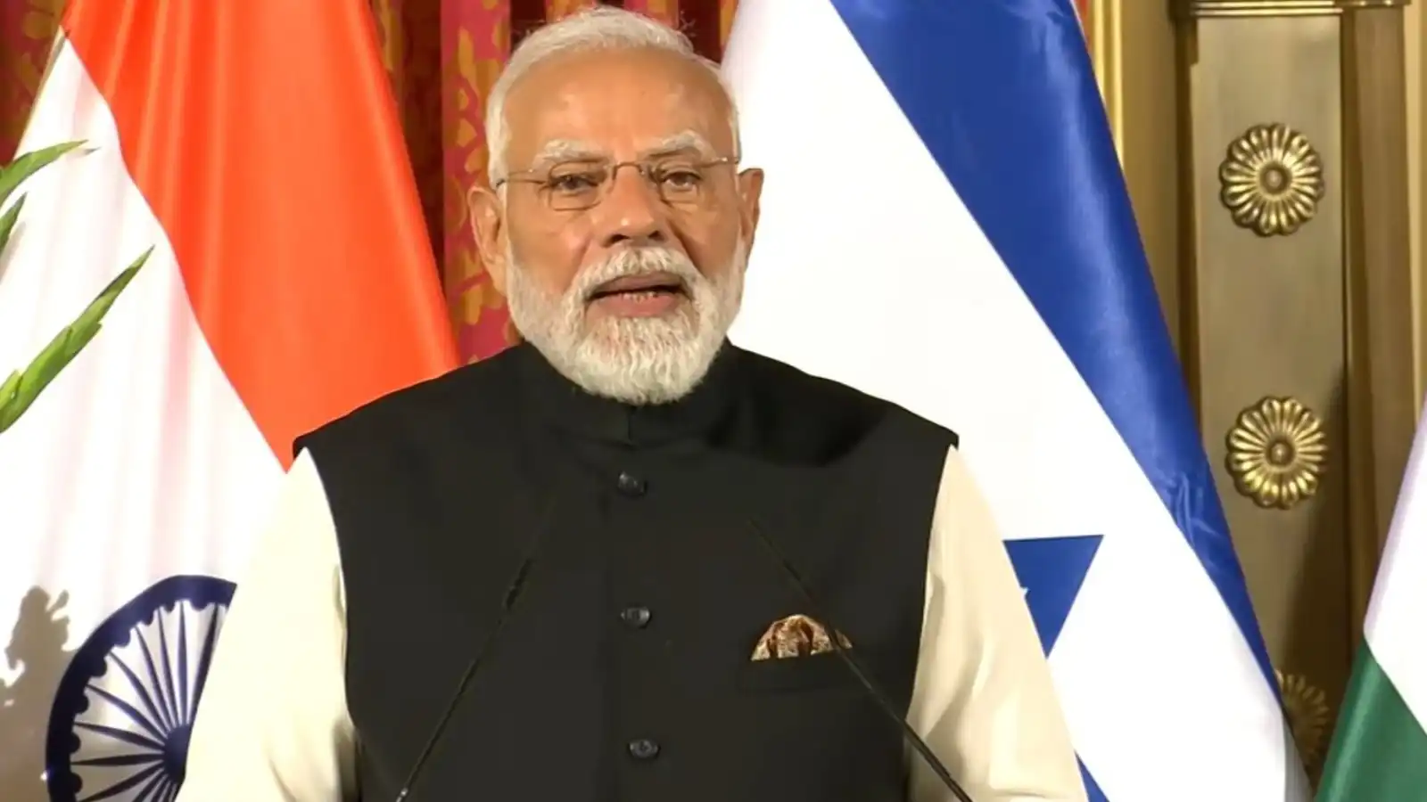 pm modi israel visit education ai cyber security historic deal