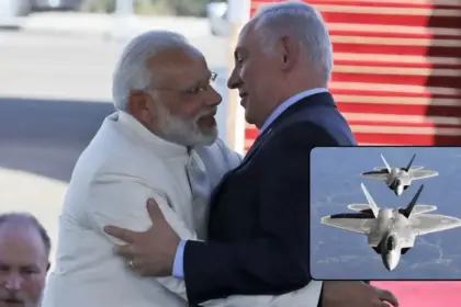 pm modi israel visit us deploys f22 fighter jet