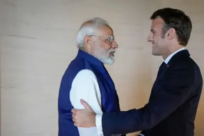 pm modi welcomes french president macron to india says welcome my dear friend approval likely for 114 rafale deal