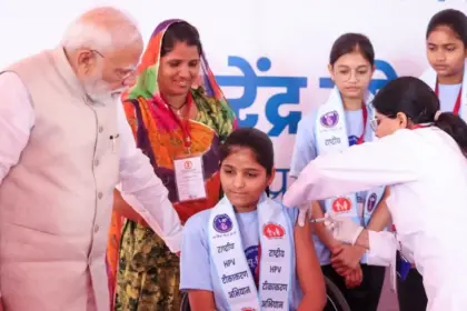 pm modis big gift for girls above 14 launches national hpv vaccination campaign in ajmer