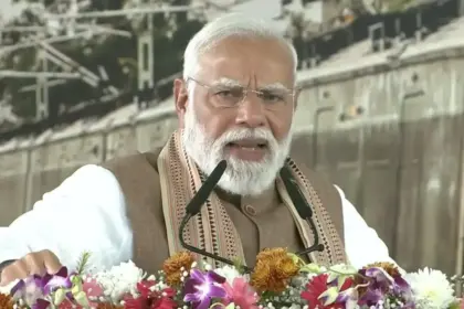 pm modis sharp attack on congress over shirtless protest at ai summit says attempt to damage the countrys image