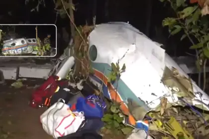 ranchi to delhi air ambulance crash chatra jharkhand 7 dead