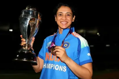 smriti mandhanas dominance continues bbc honors her with indian sportswoman of the year 2025 award