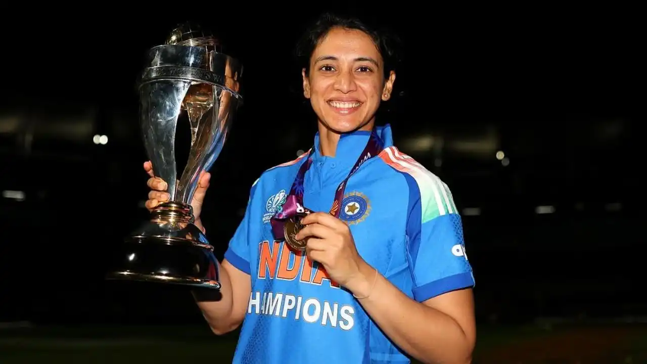 smriti mandhanas dominance continues bbc honors her with indian sportswoman of the year 2025 award