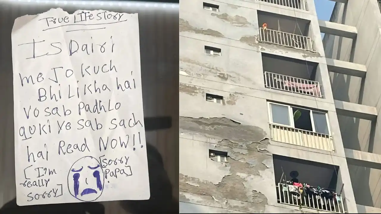 sorry mom dad couldnt quit game suicide note left by three sisters jumping from 9th floor ghaziabad