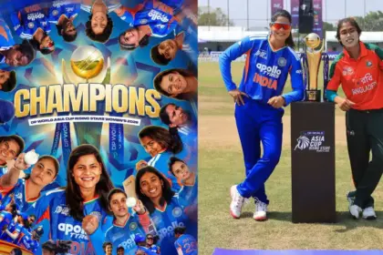 womens asia cup rising stars 2026 india a becomes the new champion of asia defeats bangladesh a by 46 runs to win the rising stars title