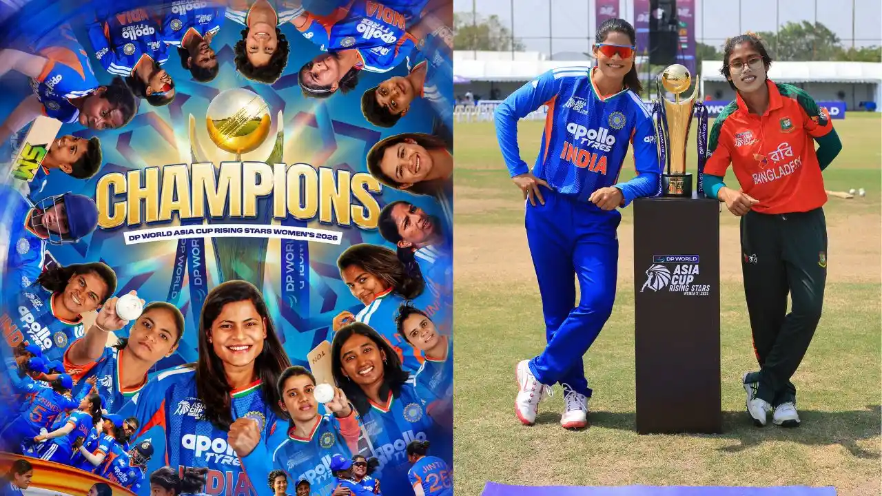 womens asia cup rising stars 2026 india a becomes the new champion of asia defeats bangladesh a by 46 runs to win the rising stars title