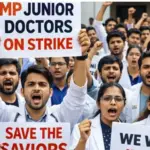8000 junior doctors on strike in mp opd services at hospitals at risk of disruption