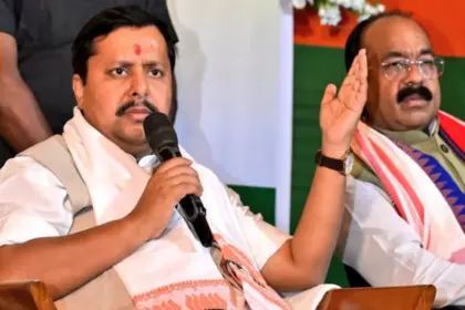 bjp president nitin naveen resigns bankipur mla bihar rajya sabha