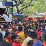 chaos at sheetla mata temple in nalanda 8 devotees killed in stampede several injured