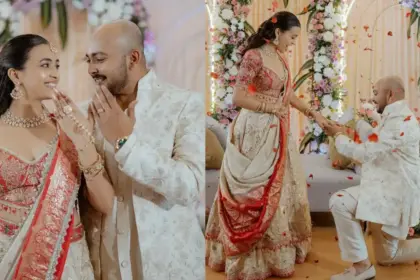 cricketer prithvi shaw gets engaged to aakriti agarwal shares photos on social media to announce the good news