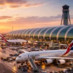 dubai airport drone attack two drones crash near dubai international airport four injured indian citizen