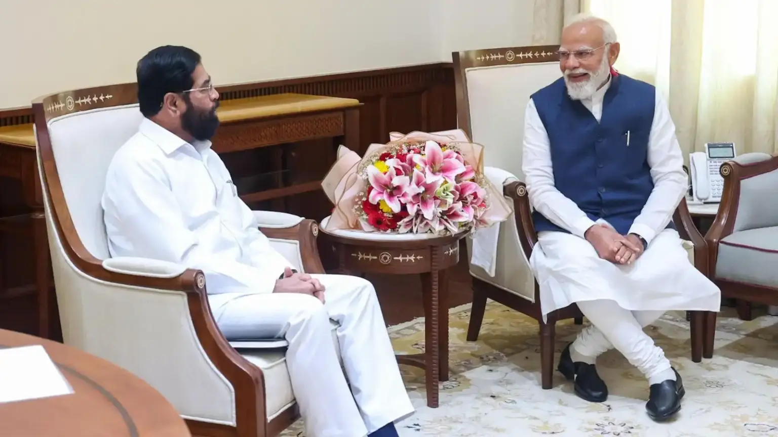 eknath shinde met pm modi took a dig at rahul gandhi and said the opposition is making anti national statements to grab headlines in pakistan