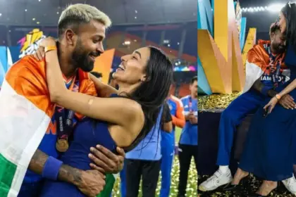 hardik pandya tricolour controversy pune complaint t20 world cup celebration