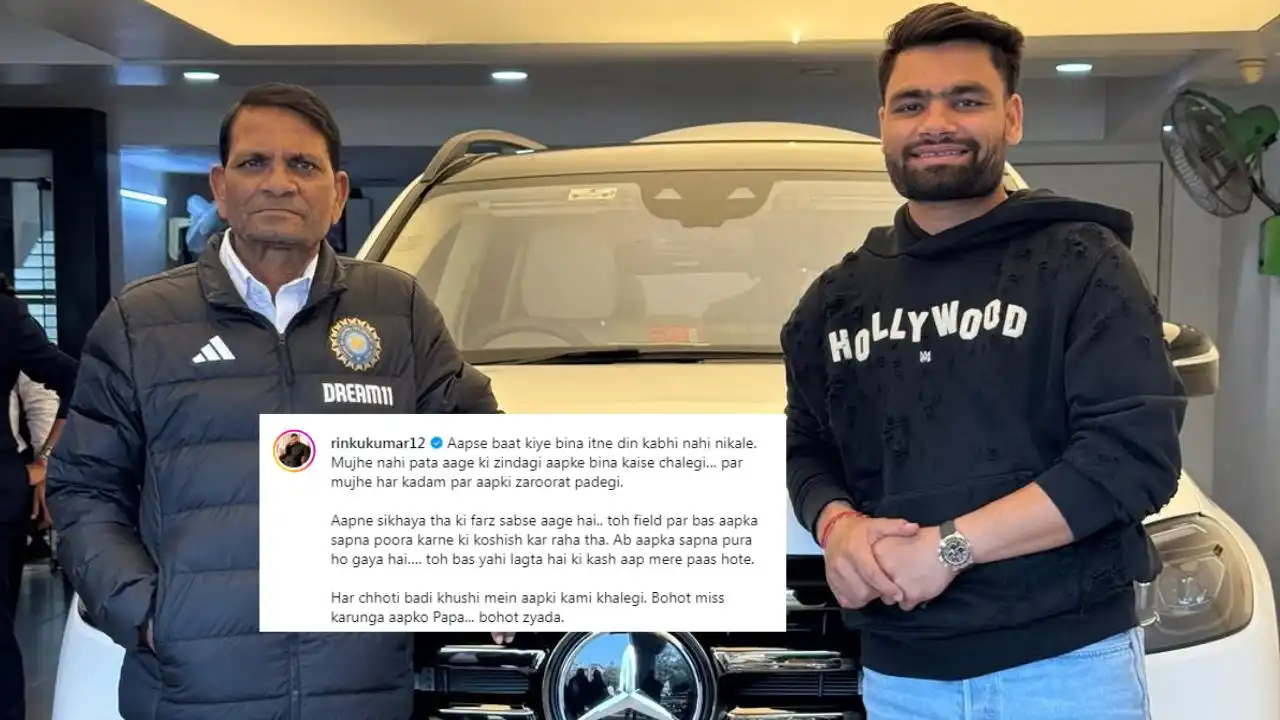 i will miss you so much papa rinku singh shares heartfelt post on social media remembering his father