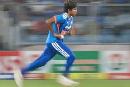 icc announces player of the month team india star arundhati reddy wins the title for the first time