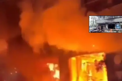indore fire ev charging point blast 7 dead 10 gas cylinder explosion