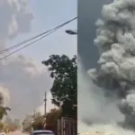 israel pounds iran with heavy bombing smoke clouds loom over tehran