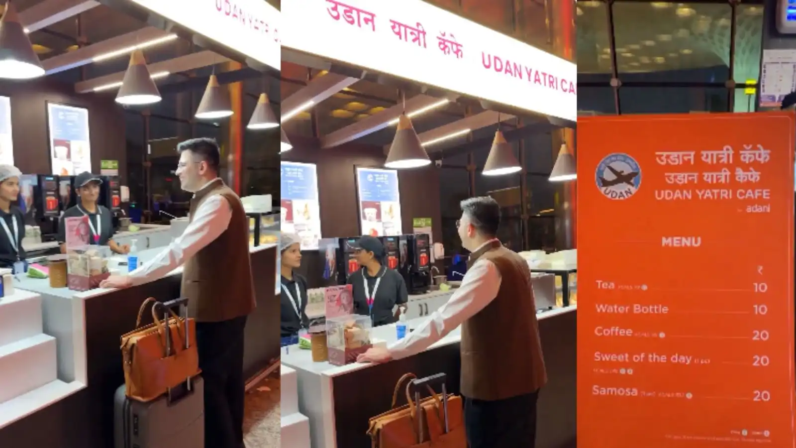 mp raghav chaddha enjoys 10 tea at udaan yatri cafe shares video from mumbai airport