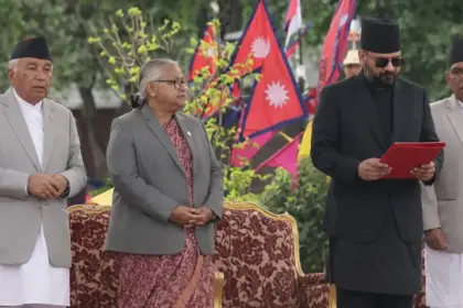 nepal gets its youngest leader 35 year old rapper balen shah sworn in as 47th prime minister