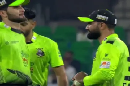 pakistans embarrassing act fakhar zaman accused of ball tampering in psl video goes viral