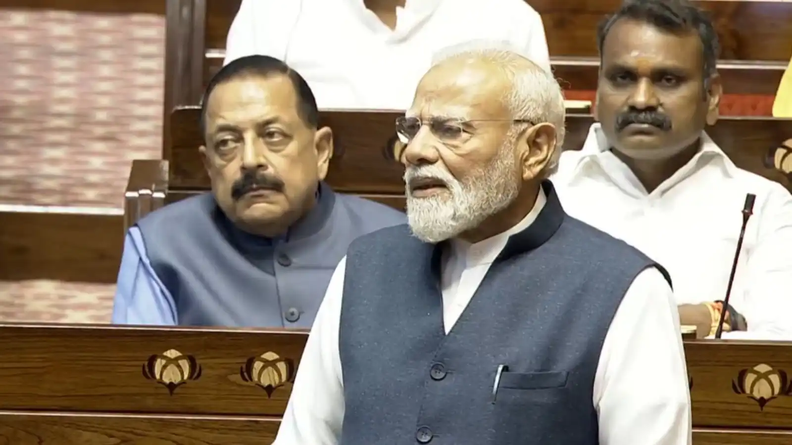 pm modi delivers farewell speech for rajya sabha mps completing their term says there is no full stop in politics